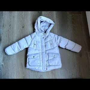 Zara girls warm padded jacket coat parka